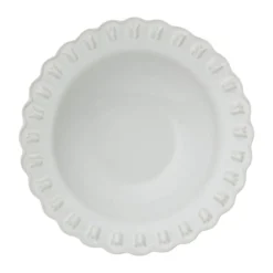 Tulipa djup tallrik small Ø17 cm 2-pack, White