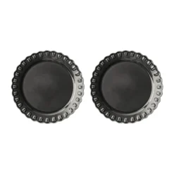 Tulipa tallrik Ø26 cm 2-pack, Almost black