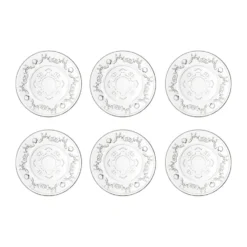 Versailles assiett 6-pack, Glas