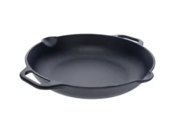 Victoria gjutjärnspanna två handtag pre seasoned, Ø33 cm