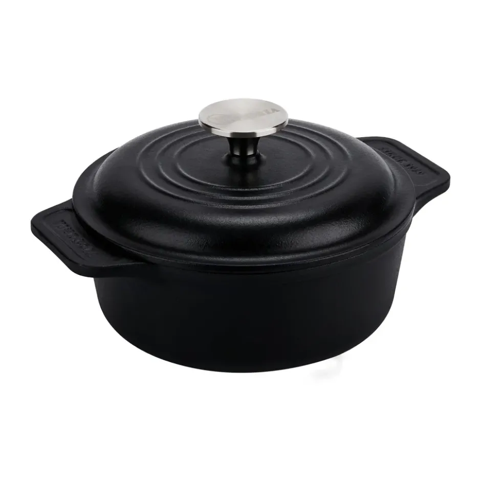 Victoria gryta gjutjärn pre-seasoned, 1,9 L