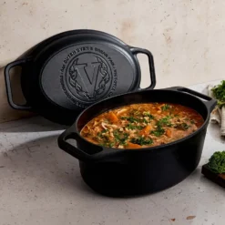Victoria gryta och brödpanna gjutjärn enameled, 2 delar