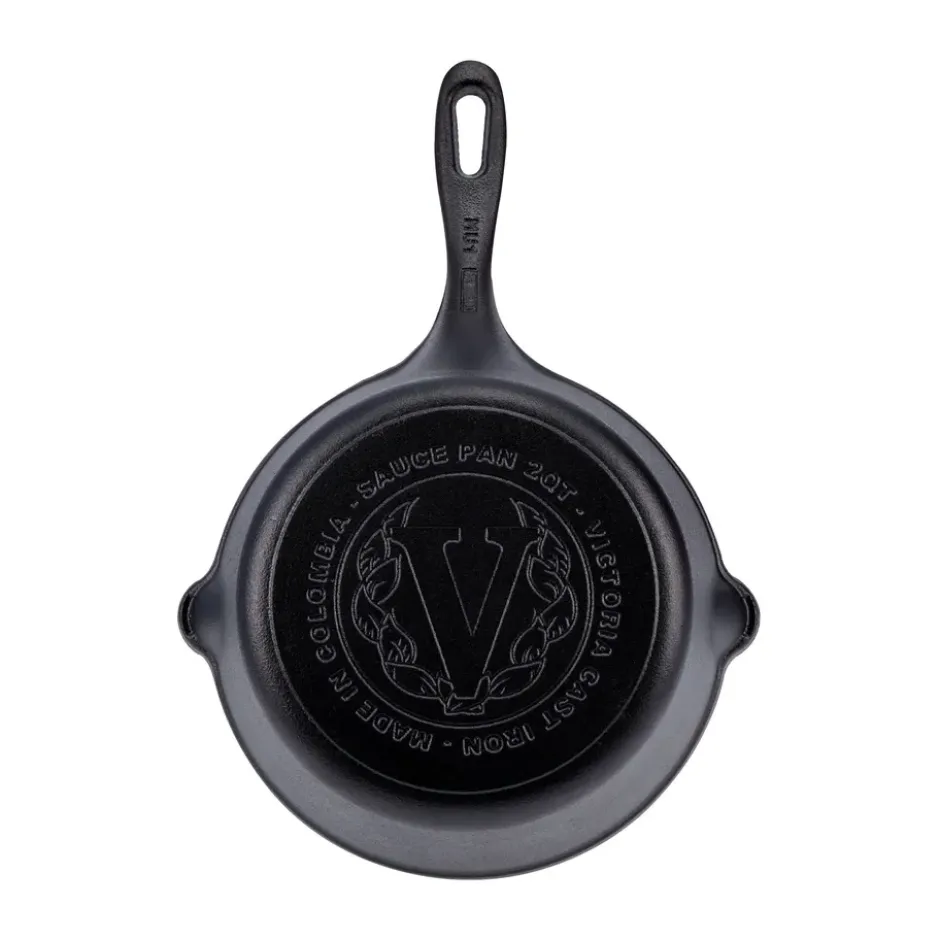 Victoria kastrull gjutjärn pre-seasoned, 1,9 L