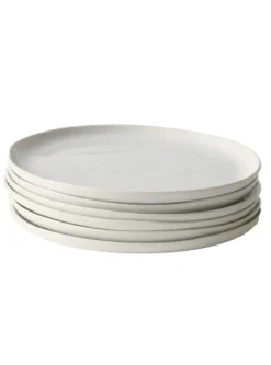 Vince tallrik 22 cm, Vit