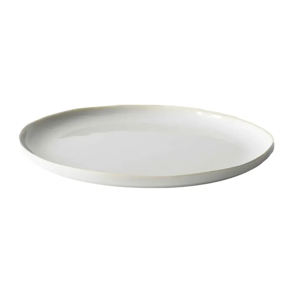 Vince tallrik 27 cm, Vit
