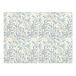 Willow Bough bordstablett 30x40 cm 4-pack, Blå