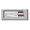 Wood knivset brödkniv & kockkniv, Rostfritt stål-lönn