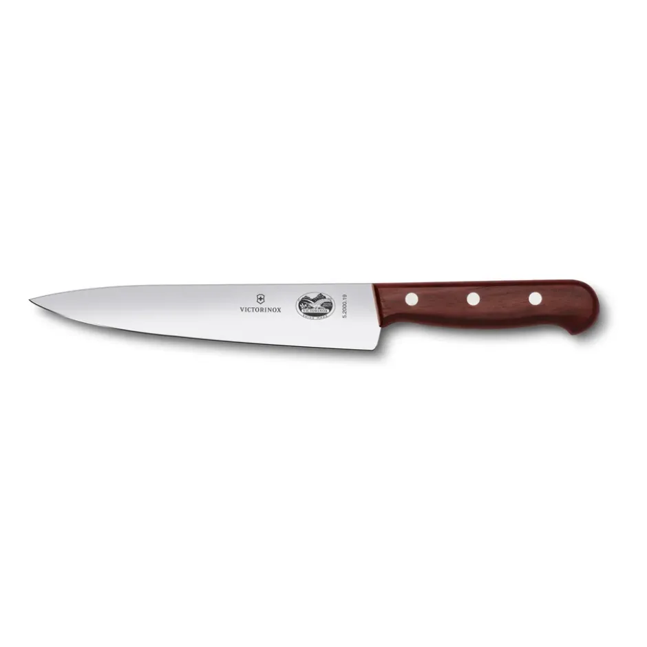 Wood knivset brödkniv & kockkniv, Rostfritt stål-lönn