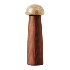 Yami salt- och pepparkvarn M, Karboniserad ask-marmor