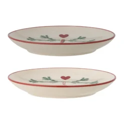 Yule tallrik Ø16 cm 2-pack, Vit